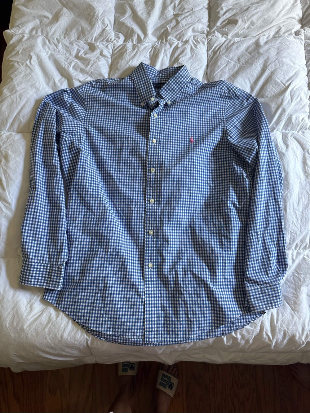Polo by Ralph Lauren Blue Gingham Button-Down Shirt